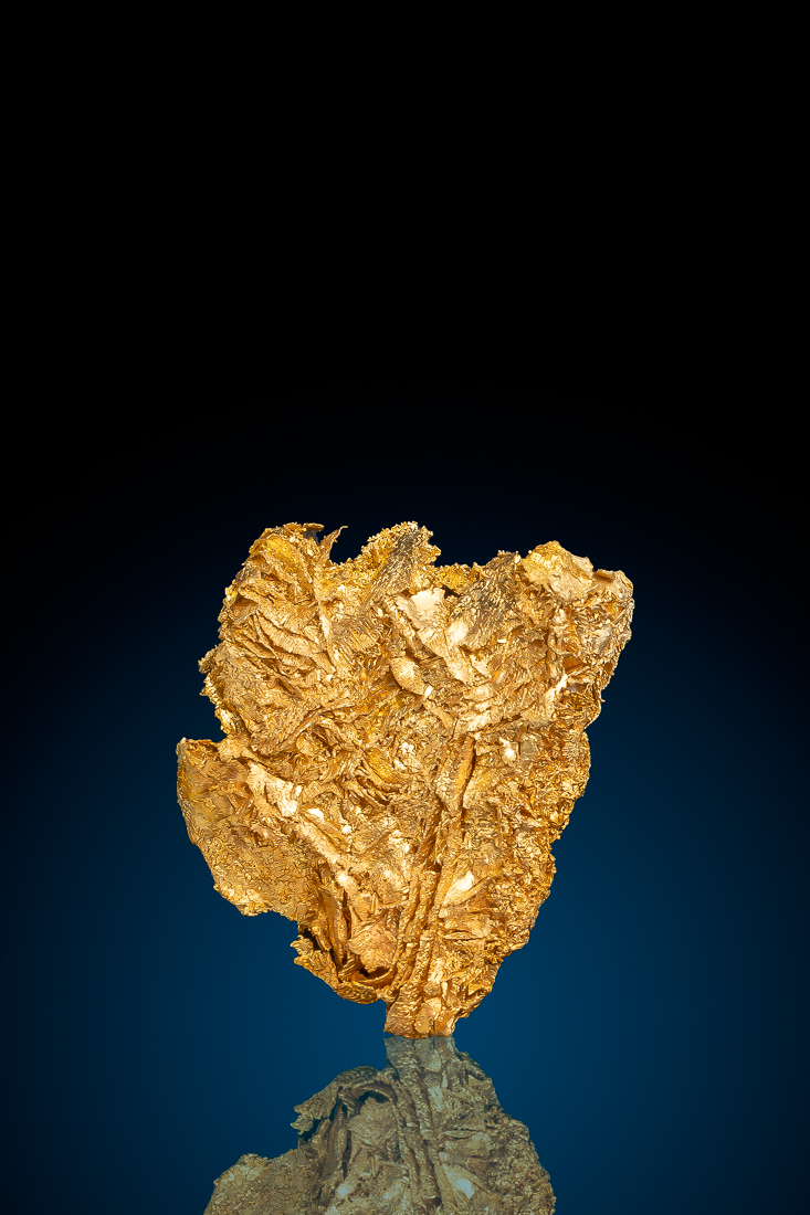 (image for) Highly Detailed Spectacular Crystallized Gold Nugget - Round Mountain, NV